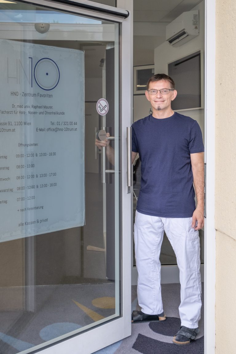 Dr. Raphael Maurer, HNO 10trum Wien Favoriten